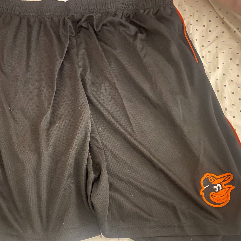 Majestic brand BALTIMORE ORIOLES Men's SHORTS Sz 2XL,3XL,4XL  New w tags